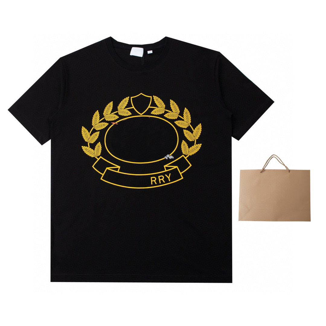 

Men's Plus Tees & Polos Round T-shirt plus size neck embroidered and printed polar style summer wear with street pure cotton 21e