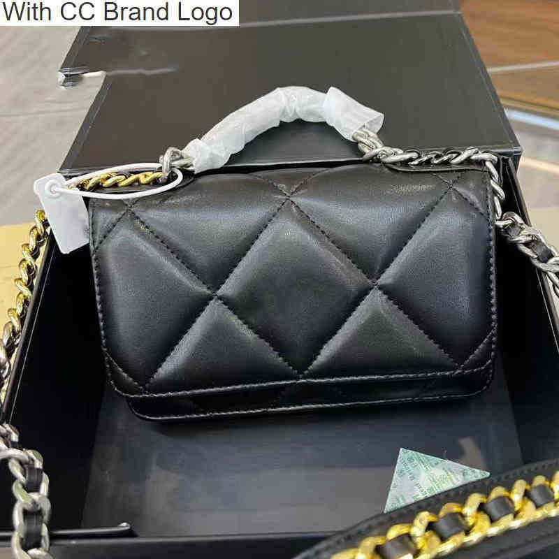 

CC Cross Body 3A top quality Crossbody Designer Bags luxurious mini 20cm fashion shoulder designers women handbags lambs leather clutch with badge gold, #1