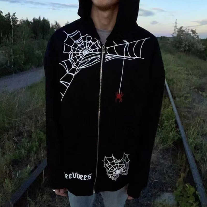 

Men' Hoodies Sweatshirts Oversized High Quality Zip Hooded Print Graphic Harajuku Women Streetwear Couple Tops plus size T230223