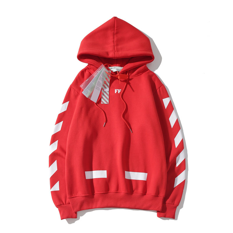 

Mens designer hoodie luxury sportswear street clothing high quality cotton OFF basic geometric print hooded drawcord couple hoodies, Black