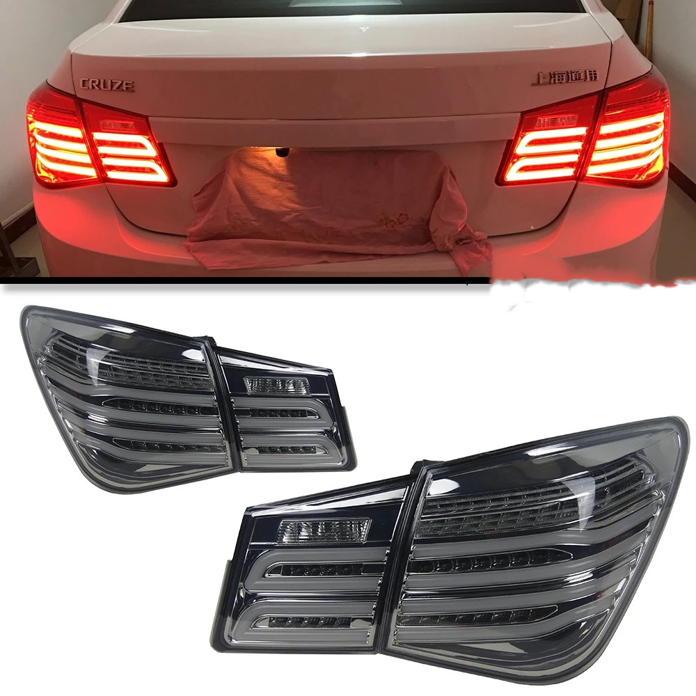 

Car Tuning Taillights Assembly For Cruze Sedan 2009-2014 LED Style Brake Reversing Lights Fog Turn Signal Rear Lamp