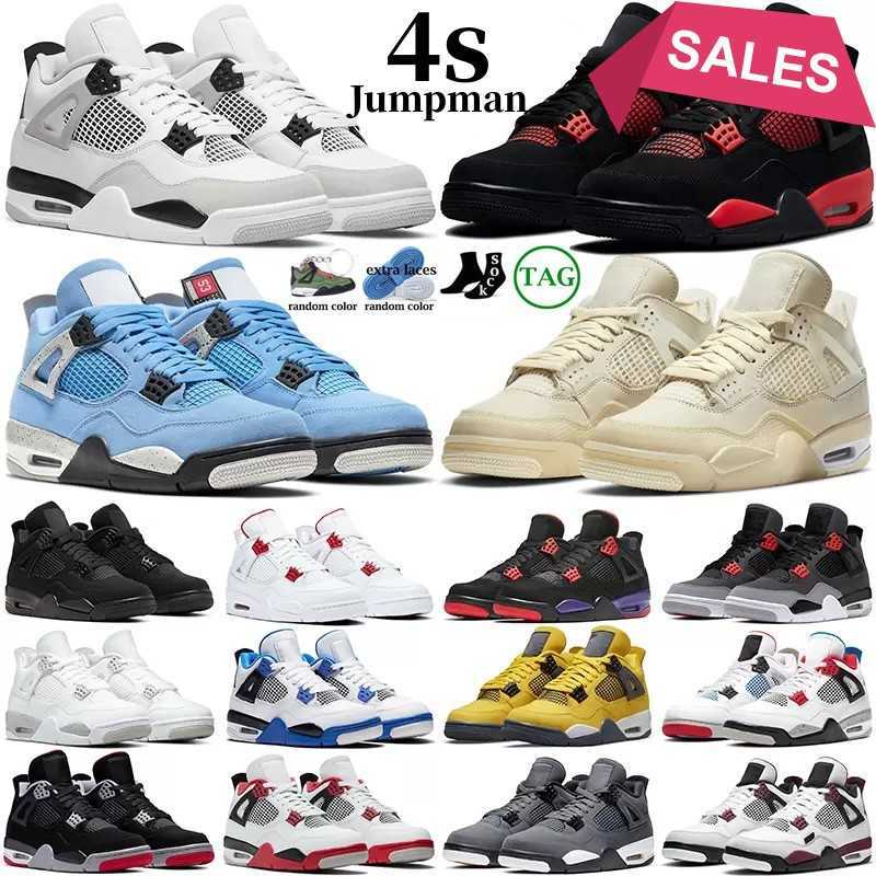 

Basketball shoes men women jumpman 4 4s Military Black Cat Sail Red Thunder White Oreo Cactus Jack Blue University Infrared Cool Grey mens, 30