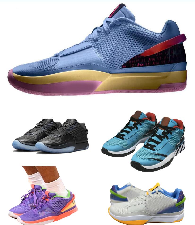 

basketball shoe Ja 1 Day 1 Ja MorantS first signature Sneakers Men For Sale Grinch Dark Grey Pure Platinum Bright Mango kingcaps Discount Sneaker trainers hike, Grey white