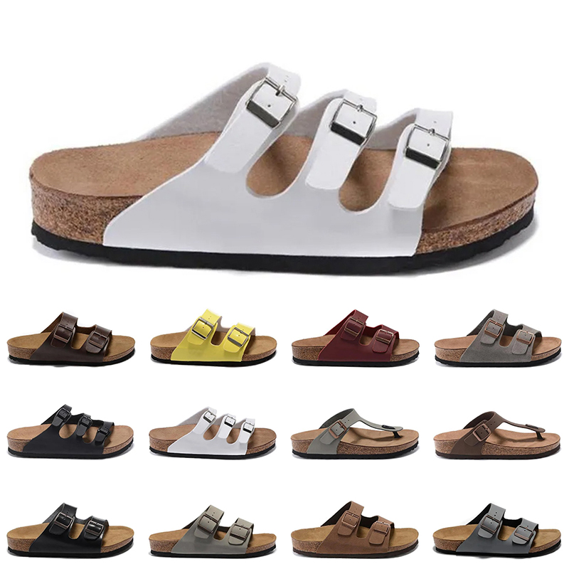 

Birkens outdoor shoes designer sandals slipper men women slides slippers leathe black white sandal
