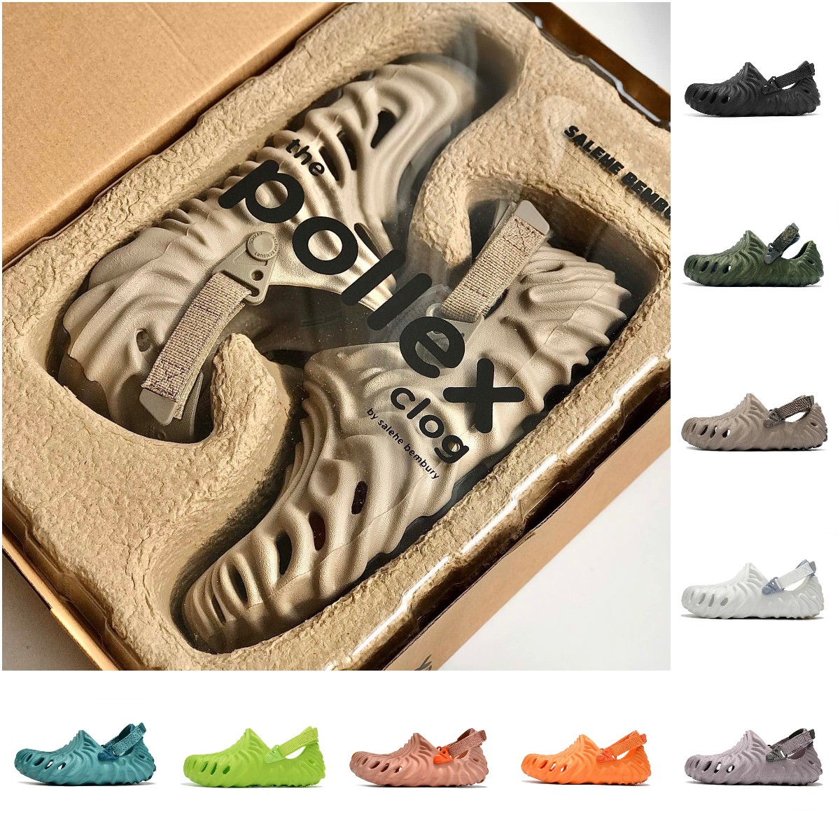 

Designer Sandal Buckle Slippers Mens Woemns Stratus Crocodile Cucumber Menemsha Urchin Slides Summer Beach Wading Waterproof Shoes