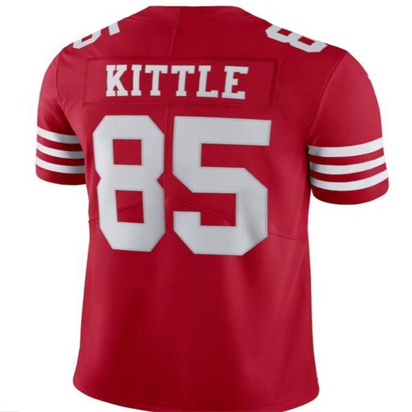 

23 Christian McCaffrey Football Jersey 13 Brock Purdy Brandon Aiyuk George Kittle Talanoa Hufanga Deebo Samuel Kyle Juszczyk Nick Bosa Trey Lance, Men jersey