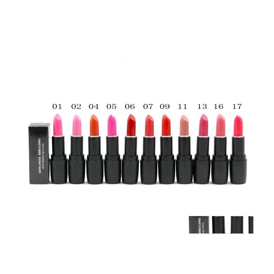 

Lipstick Rouge A Levres Lustre Shades Moisturizer Batom Long Lasting Famous Coloris Women Makeup Lip Stick Drop Delivery Health Beaut Dhiun, Randomly sended color