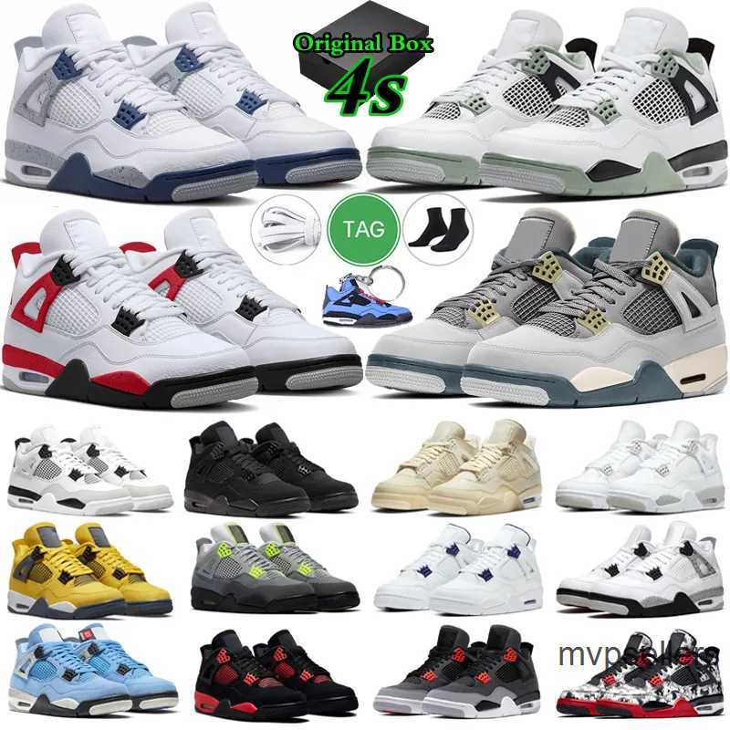 

Jumpman 4 4s Mens Basketball Shoes Military Black Cat Sail University Blue Seafoam Red Thunder Midnight Navy Men Women Trainers Sneakers, Fuchsia