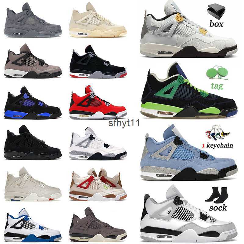 

Authentic OG Basketball Shoes 4 4s IV Jumpman Military Black Doernbecher Violet Ore Mens Women Bred Ts Cactus Jack Seafoam Sneakers Trainers, C2 black canvas 40-47