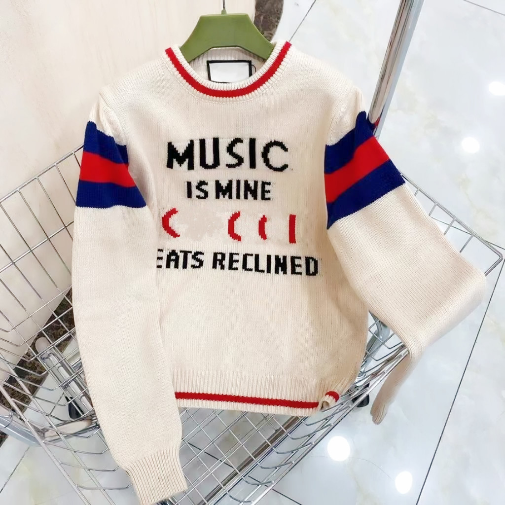 

Paris 2022 Autumn And Winter Contrasting Colors Polo Collar Sweater Women' Cardigan Short Knitting Coat Top Fashion Luxury designer Splicing Sweater ff knit