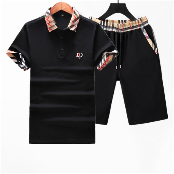 

Men's Plus Tees & Polos Round T-shirt plus size neck embroidered and printed polar style summer wear with street pure cotton FG