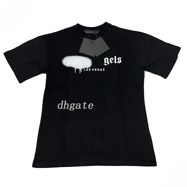 

Designer of luxury T-shirt brand t shirt Clothing spray letter short sleeve spring summer tide men and women tee NEW2022 756357427