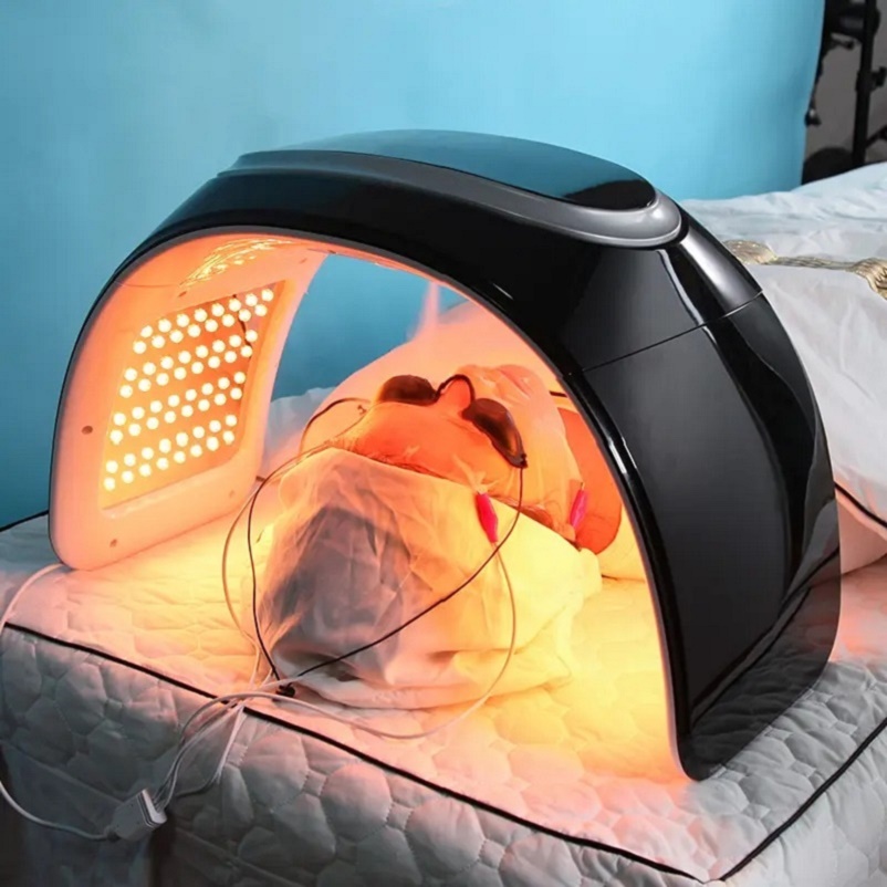 The Hottest 7 Color led light therapy facial machine Facial Panel red light therapy bed Face Mask beauty Device professional
