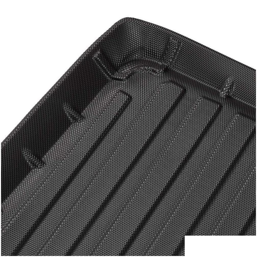 rear boot cargo mat fit for ford mustang 20152020 black rubber car trunk liner cover protector