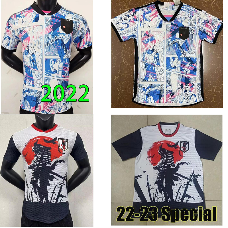 

Japan 22 23 Soccer Jerseys MINAMINO TSUBASA fans Player 2022 2023 ATOM Japanese Football Shirt Bushido Special Edition HONDA KAGAWA OKAZAKI men set kids kit socks, Fans 2
