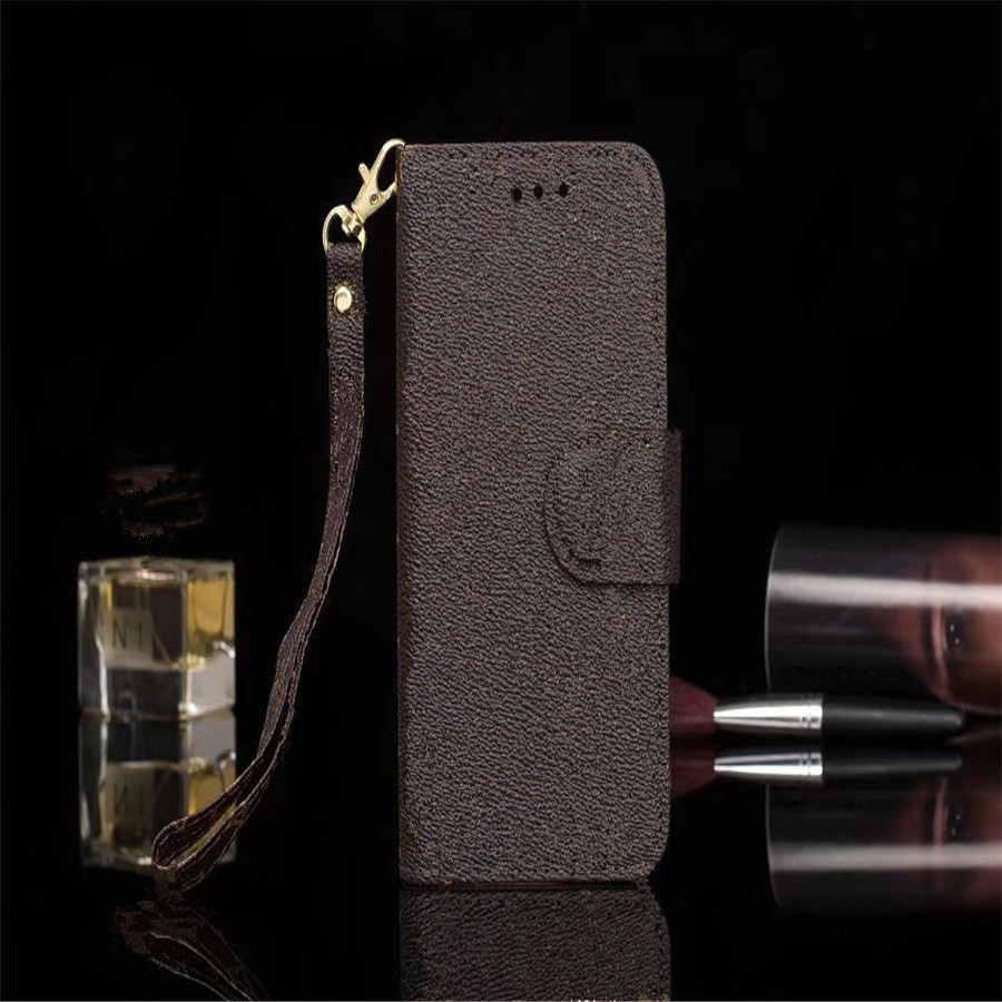 

Luxury Leather Phone cases for iPhone 15 15Pro 14 14Plus 14Pro 13 12 11 Pro X XS Max XR 8 7 Cover for Samsung Galaxy S23 S22 S21 S20 Note 30 20 10 bracket case, #1 brown (large flower)