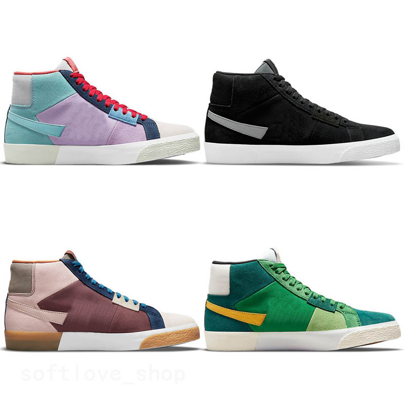 

Fashion Sneakers Running Shoes Sneakers Trainers Pine Green Bicycle Yellow Multi White Mens Women Sketch Black Racer Blue 2021 Vintage Blazer Mid, Color 2