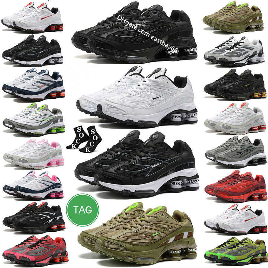 

Designer shox tl r4 shoxs ride shoes size 12 triple black white cool grey metallic racer blue navy pink red max shoxs neymar for men women, # 9