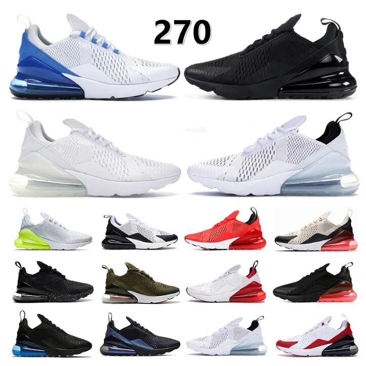 

270 Running Shoes Triple Black 270s Triple White air Anthracite UNC University Red Cactus Light Bone Be true Brown Grape Trainer max Sneakers for airs Men and Women, 16