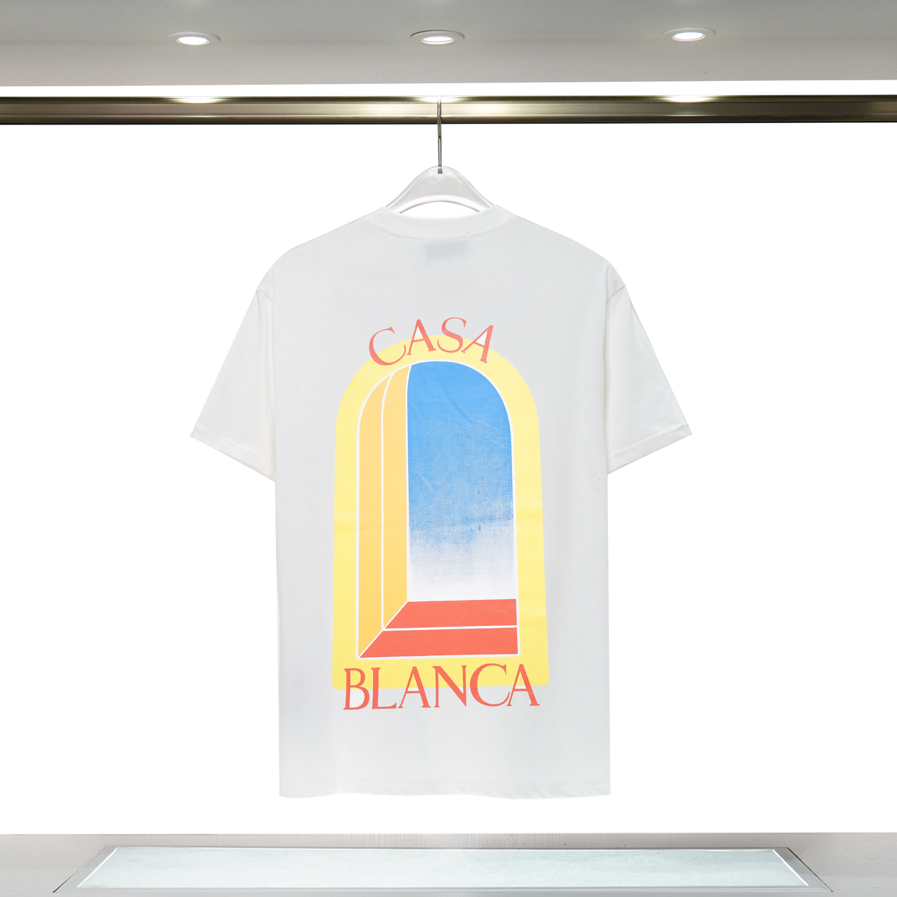 

Mens Designers T Shirt Man Womens tshirts With Letters Print Short Sleeves Summer Shirts Men Loose Casablanc Tees Asian size S-XXL MR96, 18