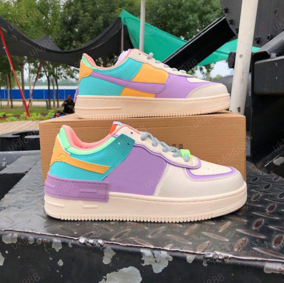 

Tag 1 One Shadow Women Basketball Shoes White Purple Yellow summit team Sneakers mistyc Trainers CI0919-101