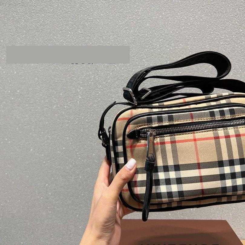 Designer Luxury Burbrerity Bags For Women High Quality Brown Crossbody Handbags Vintage Burbrery Leather Wallet Paris Plaid The Totes Bag Fashion Pu