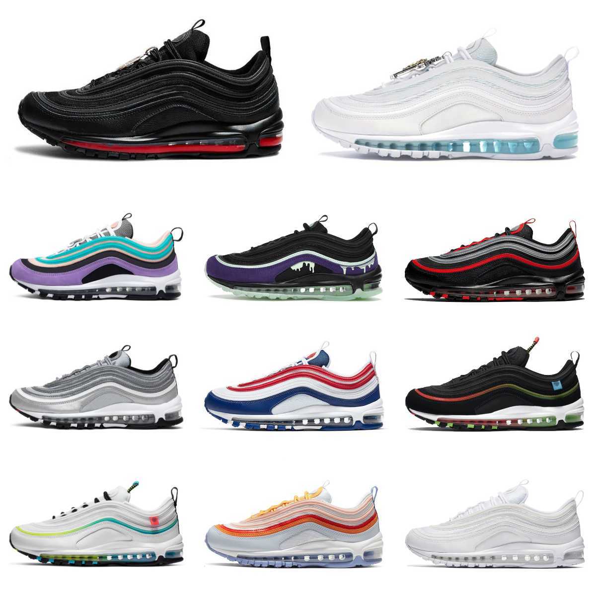 

2023 Classic 97 Sean Wotherspoon 97s Mens Running Shoes Vapores Good MSCHF X INRI Triple White Black Golf NRG Lucky And Jesus Celestial Men Women Trainer Sneakers S18, Please contact us