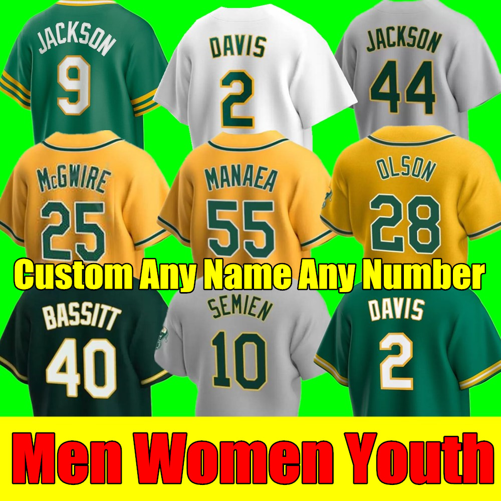

2023 S- Tony Kemp Oakland Baseball Jerseys Sean Murphy Elvis Andrus Jed Lowrie Khris Davis Reggie Jackson Jonah Bride Seth Brown Skye Bolt Athletics Dany Jimenez, As shown in illustration