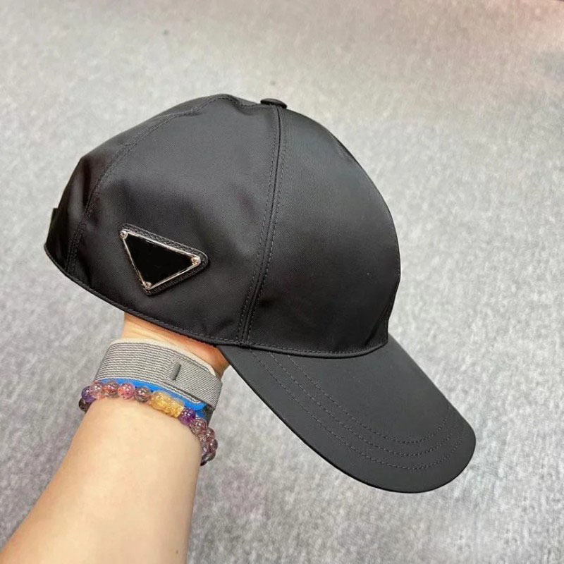 

Fashionable luxury hat mens summer baseball cap adjustable adult casquette triangle enamel sport beach cowboy womens pink white designer trucker hat PJ033 C23, 9#