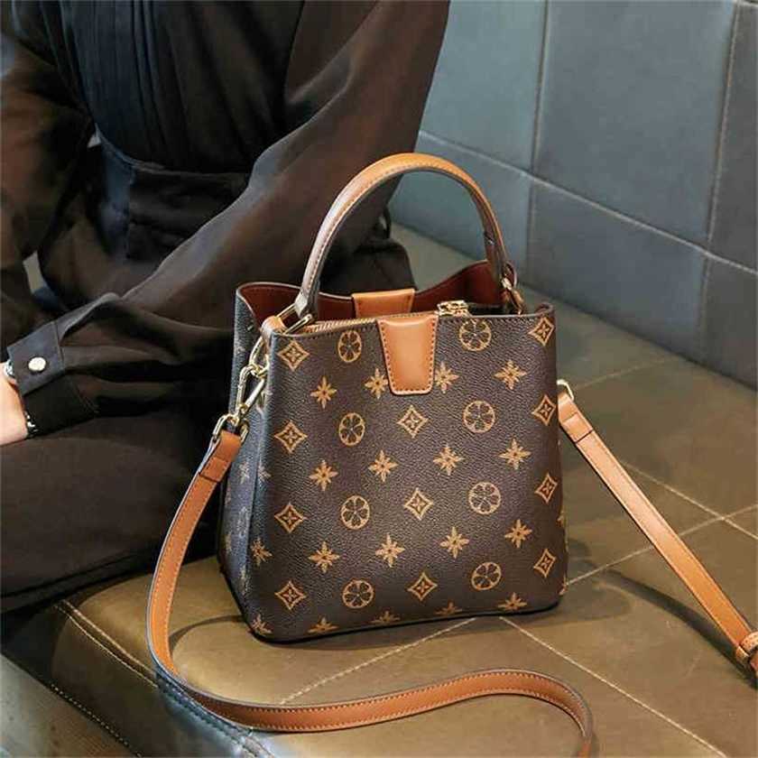 

Handbag High quality 2023 new bag women's and Tote bucket Shoulder Messenger, White3