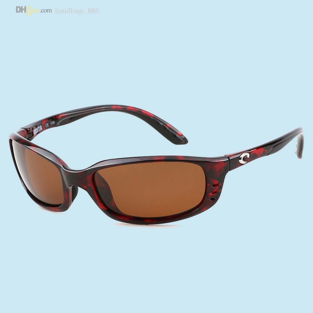 

costa sunglass polarizing UV400 designer sunglasses for women Brine fishing glasses PC lenses Color Coated TR-90&Silicone Frame