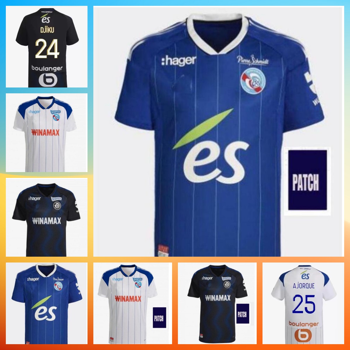 

2022 2023 Strasbourg Home Soccer jerseys 22 23 maillot de foot GAMEIRO THOMASSON LIENARD MOTHIBA SISSOKO STORCKI ZEMZEMI Football Shirts, 06