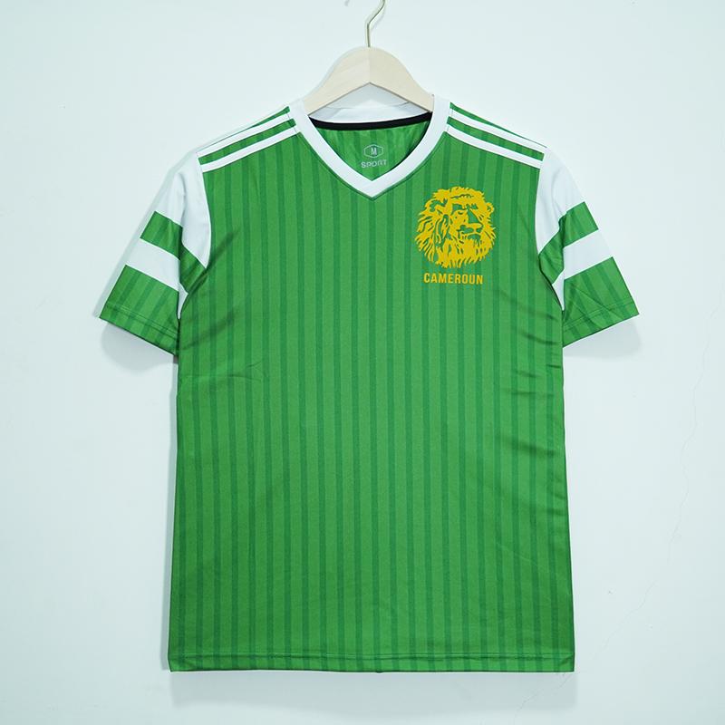 

Retro Cameroon 1990 Milla Tataw Soccer Jerseys Vintage Football Shirt Classic Kit, 1990 home