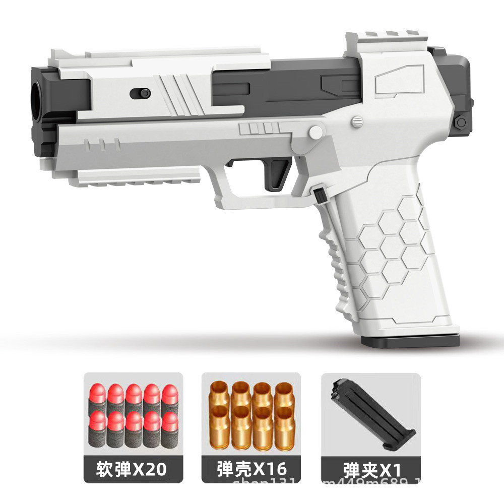

Gecko Soft Bullet Toy Gun Blaster Pistol Manual Handgun Launcher with Bullets For Children Adults Kids Boys Birthday Gifts