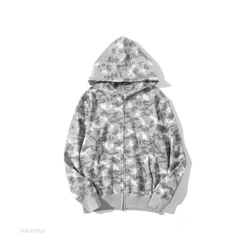 

Designer Mens Hoodies Top Crafted Tiger Full Zip Hoodie Jacket Stylist Men Women Color Grid Harajuku Sweatshirt Fashion Co-branding Reflective Shark Hoodys RBMC, No.13
