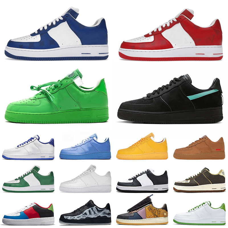 

ts x afone designer shoes af1 skate offs white grey brooklyn 1 low sneakers wheat men women trainers scarpe skeleton Virgil sports us 11 AMBUSH, 36-45 white low