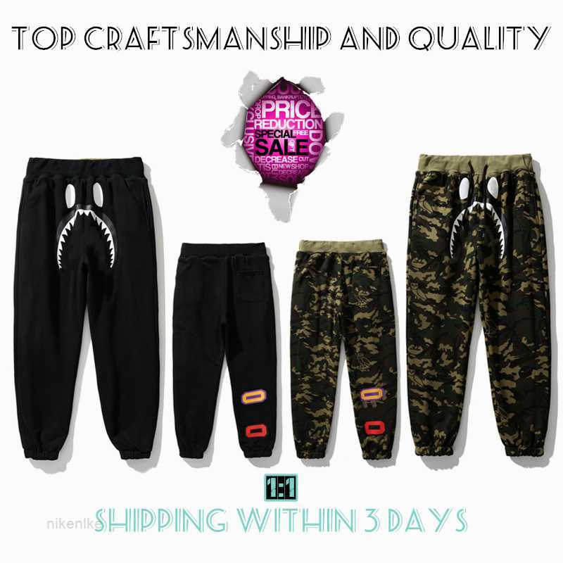 

Top Craftsmanship Mens Pants Designers Pant Men and Women Shark Trousers Apes Sweatpants Sports Joggers Cargo Tech Luminous Camouflage Starry Spot 3xl X6OD, No.2