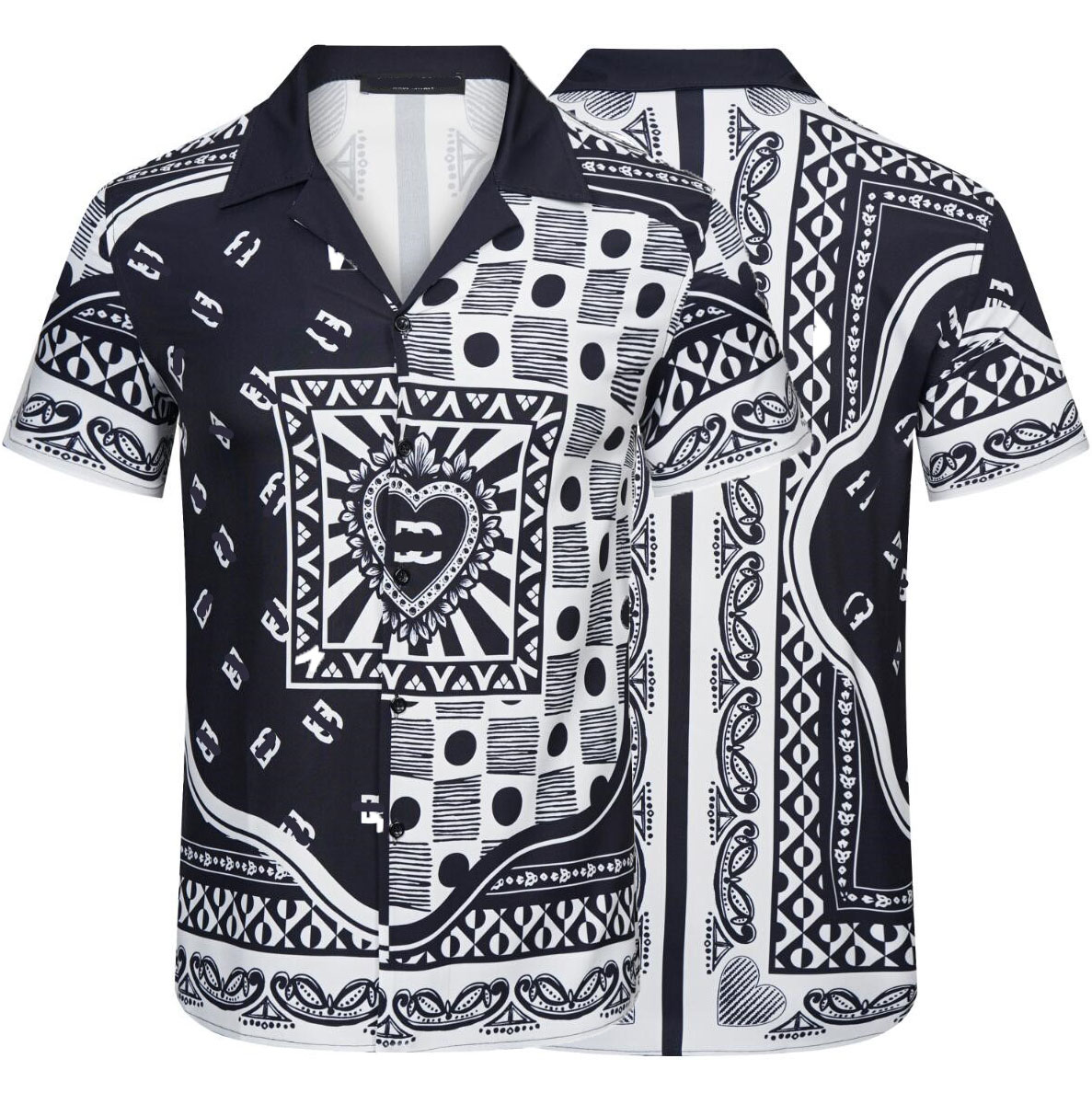 

Men's Casual Shirts Slim Short-Sleeved Men Women Blouses Pure Cotton 2023 Summer Shirt Tops Business Fashion Men Shirt, Black