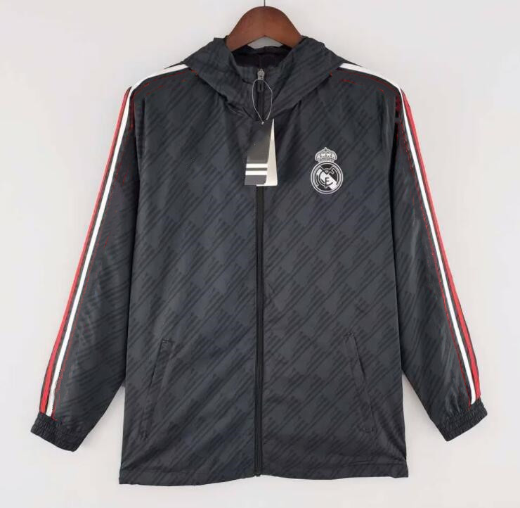 

Soccer Tracksuits Sets Real madrids TRACKSUIT Hooded Windbreaker 22 23 men and kids football chandal futbol survetement madrides TRAINING suit soccer jacket