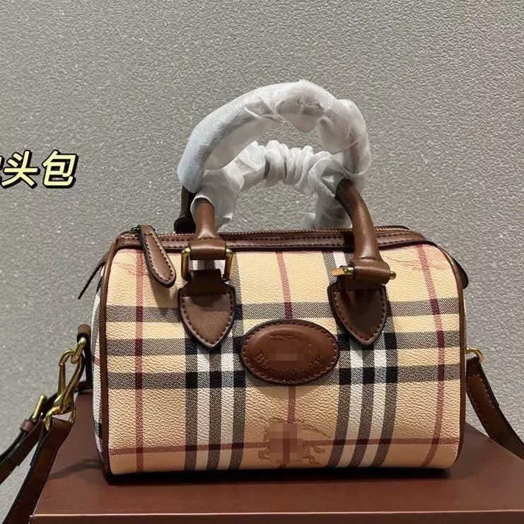 Sacs de burbrerity de luxe de créateurs pour femmes sacs à main crossbody brun de haute qualité vintage portefeuille en cuir Paris plaid les sacs