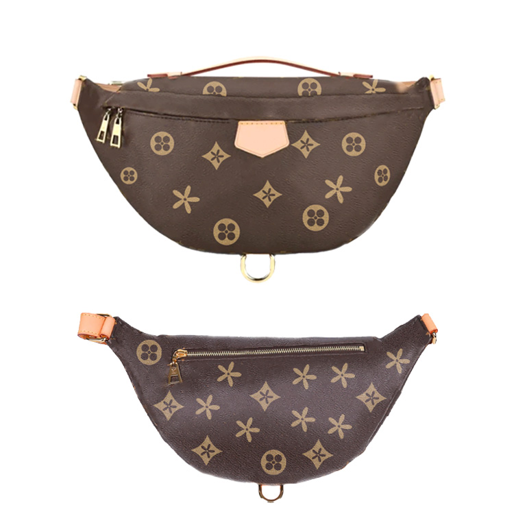 

M43644 Serial Number Date Code Vintage slanting Fanny Pack famous Bumbag Luxury designer temperament Bumbag Fanny Pack butt embossed soft leather fashion purse bag, M0n0gram