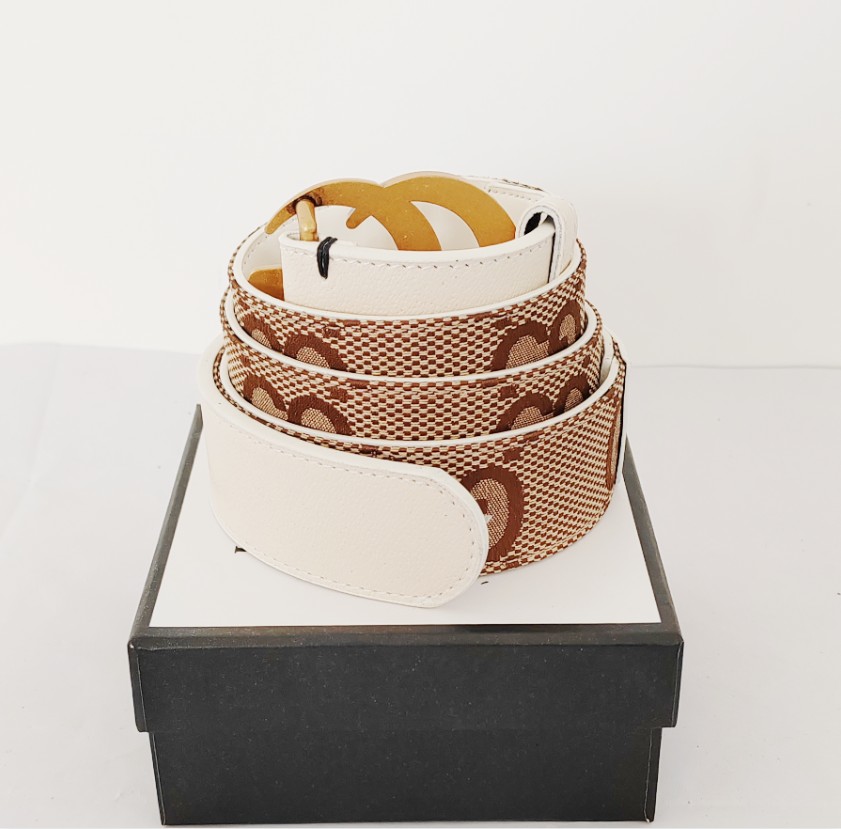 

3.8CM-3.4CM-2.0CM Belts Mens Belts Designer Belt Luxury Belt Leather Business Belts Womens Big Gold Buckle with Box 98521188