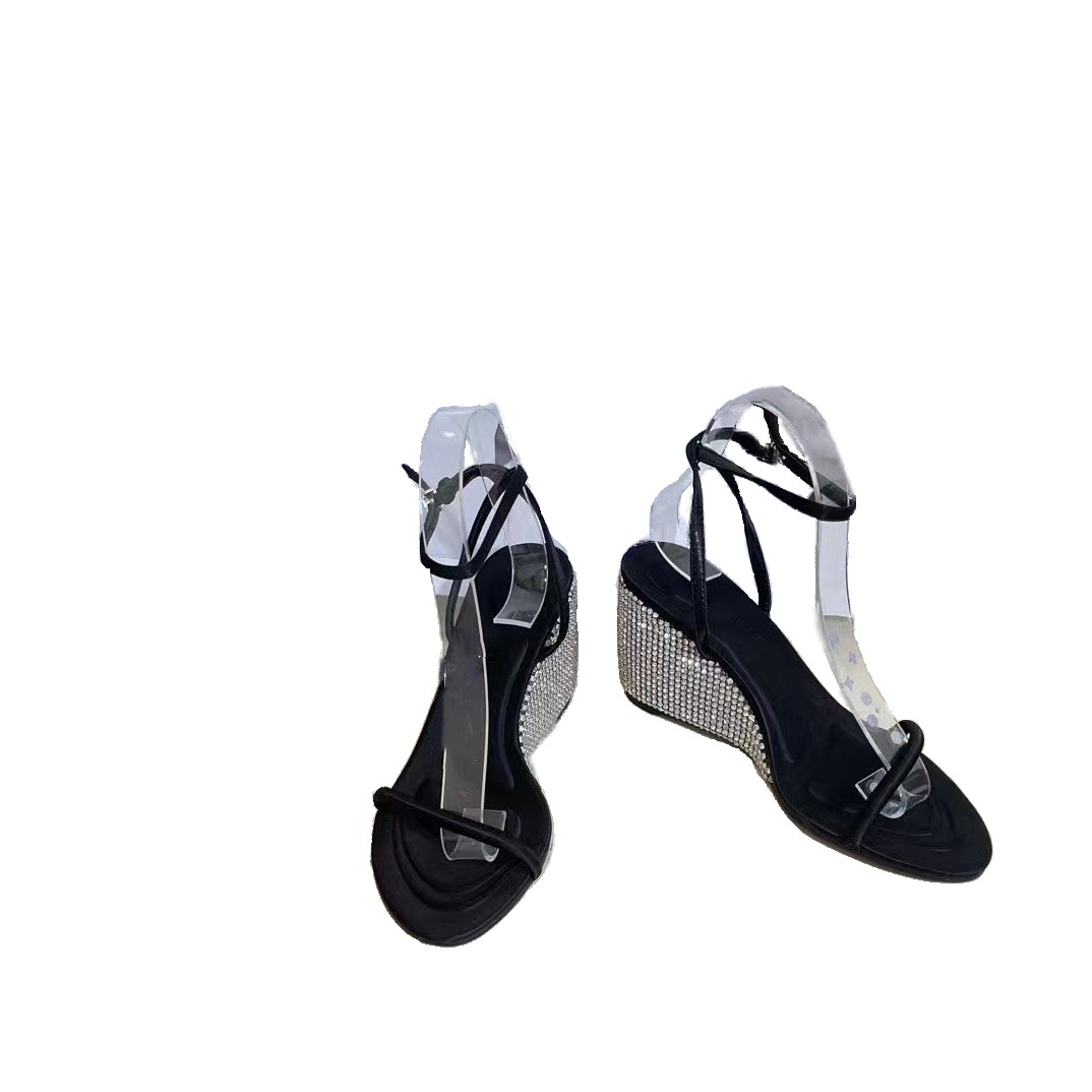 

Sandals women's sandals slim shoes high heels soft leather surface anti-slip sandals sandal heels sandal designer designer sandals women designer sandals womens, Black