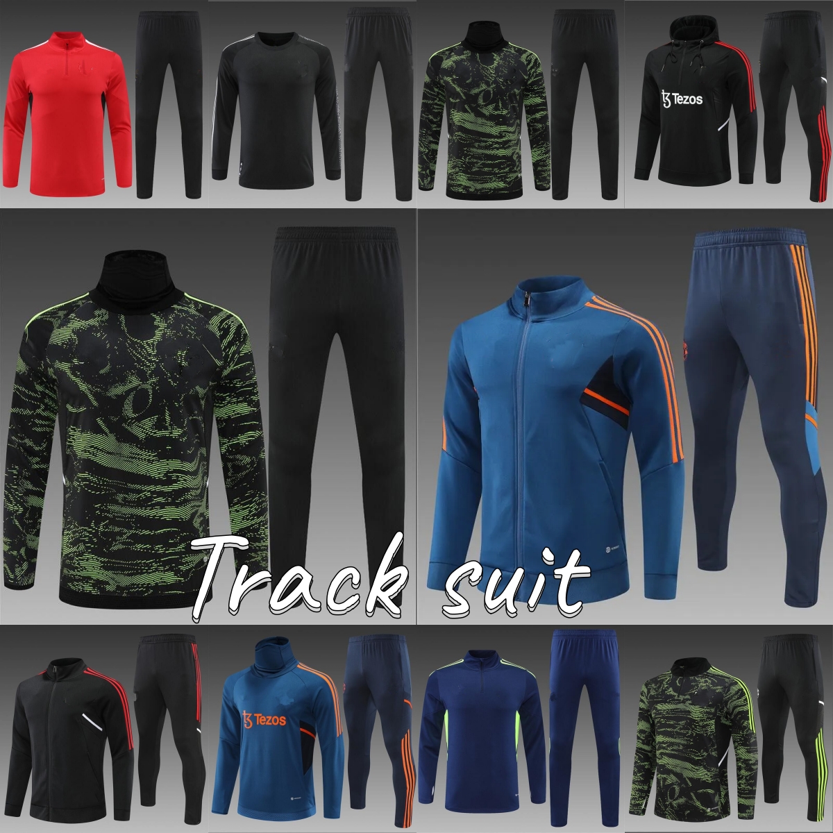 

22 23 SANCHO soccer jerseys tracksuit RASHFORD MANS SHAW POGBA 2022 2023 football training uniforms fans MARTIAL B. FERNANDES Maillot Foot suit long sleeve