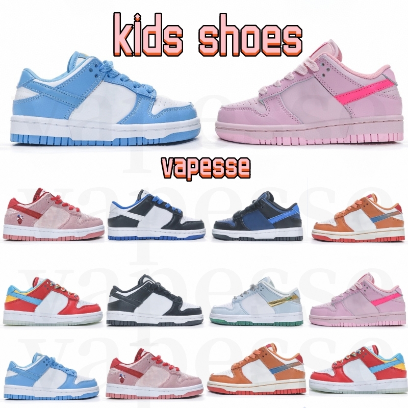 

Kids shoes dunks baby sb low First Walkers dunke sneakers designer trainers shoe retro black kid youth toddler infants Dead Bears Pink Blue boy girl children ssg1s