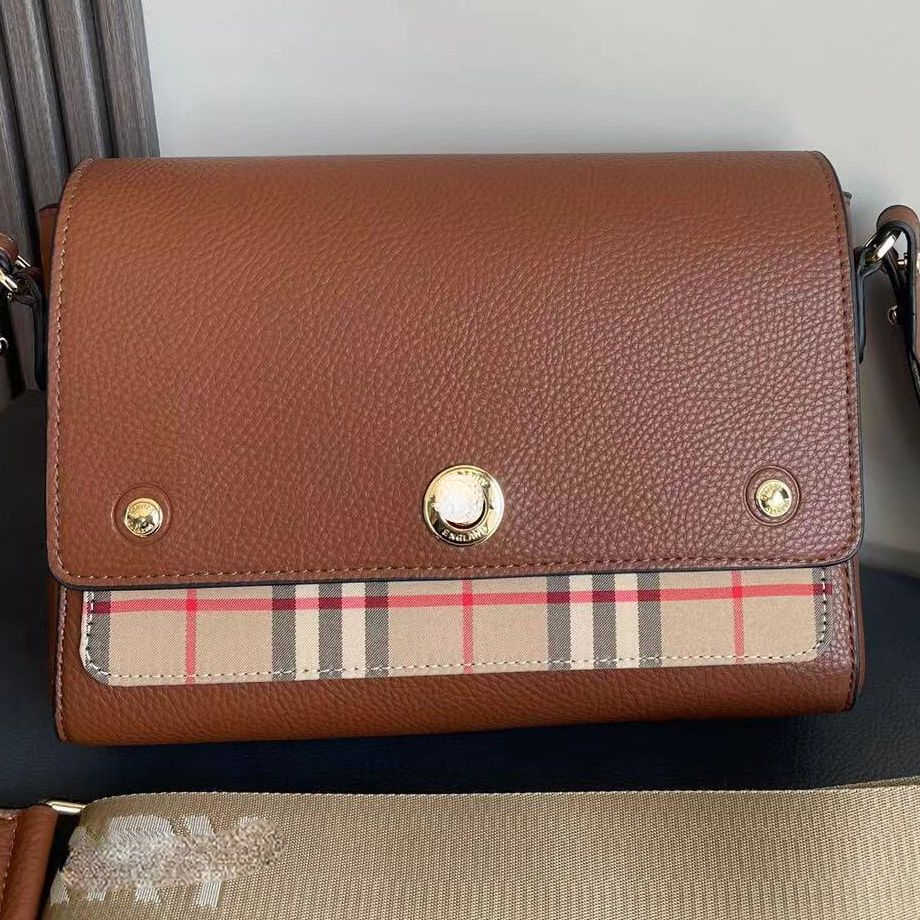 Designer Luxury Burbrerity Bags For Women High Quality Brown Crossbody Handbags Vintage Burbrery Leather Wallet Paris Plaid The Totes Bag Fashion Pu