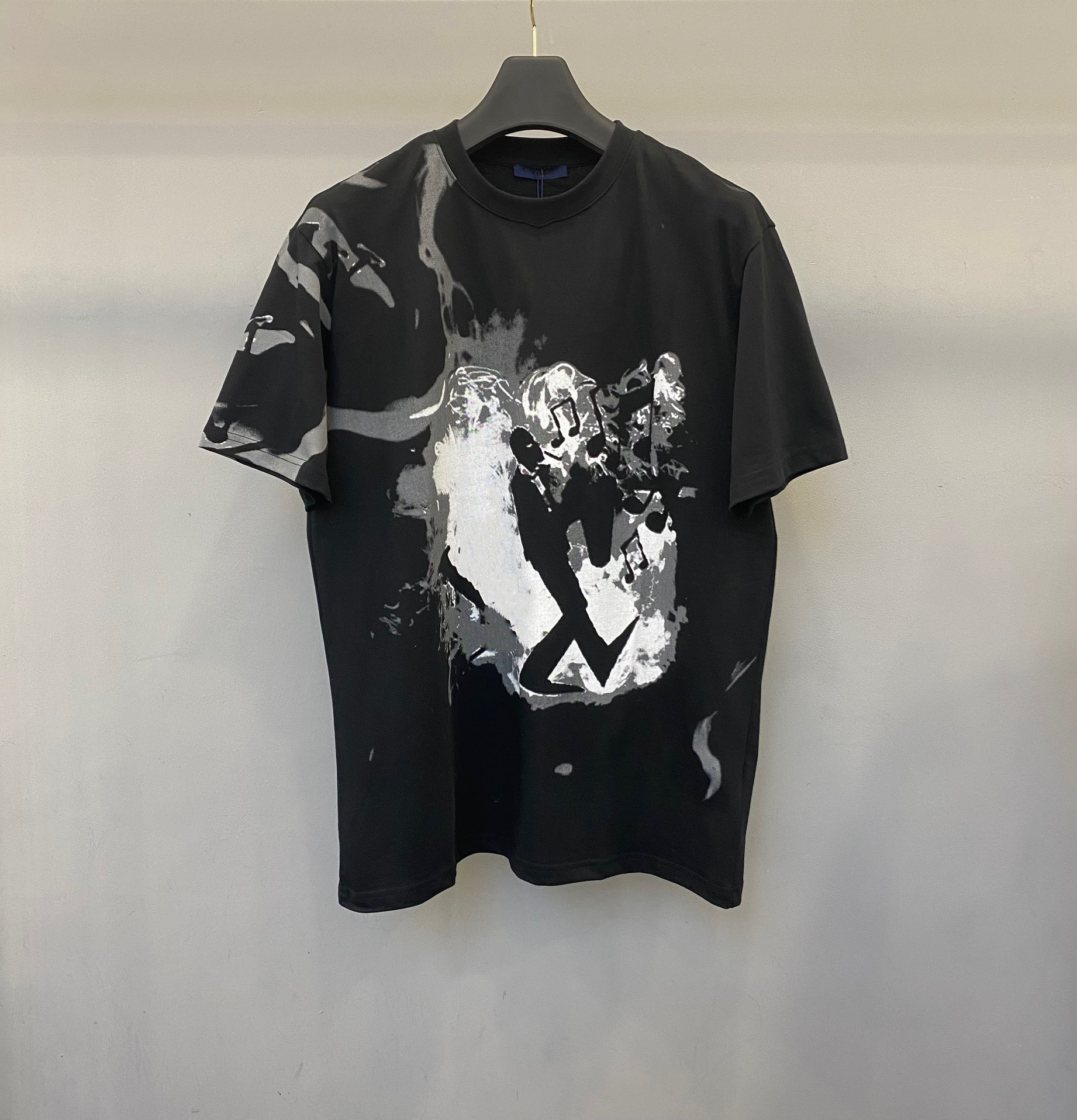 

23SS paris italy men's t shirts Casual Street Fashion Pockets Warm Men Women Couple Outwear l0228, Black