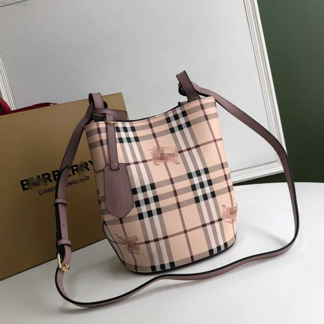 Designer Luxury Burbrerity Bags For Women High Quality Brown Crossbody Handbags Vintage Burbrery Leather Wallet Paris Plaid The Totes Bag Fashion Pu