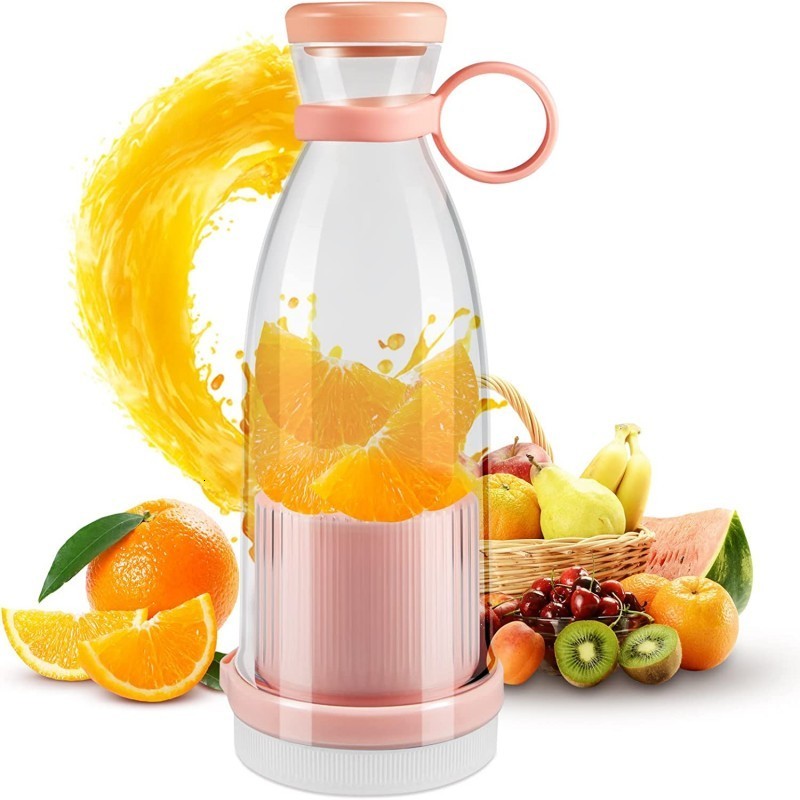 

Fruit Vegetable Tools Rechargeable Mixers Fresh Juicers Blue Pink Usb Portable Bottle Mini Fast Electric Blender Smoothie 230224