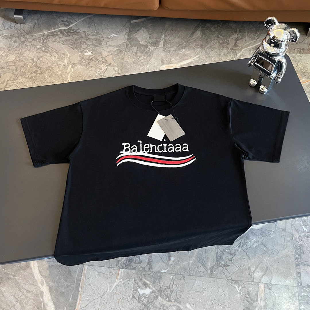 

Men's Plus Tees & Polos Round neck embroidered and printed polar style summer wear with street pure cotton dg